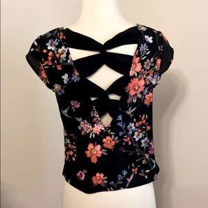 Express Cross‎ Back Floral Blouse